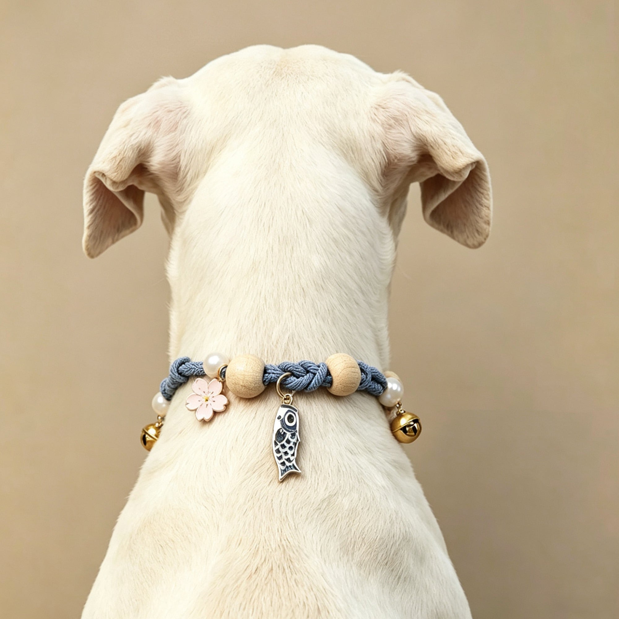Handmade Lucky Camphor Wood Pet Collar Necklace