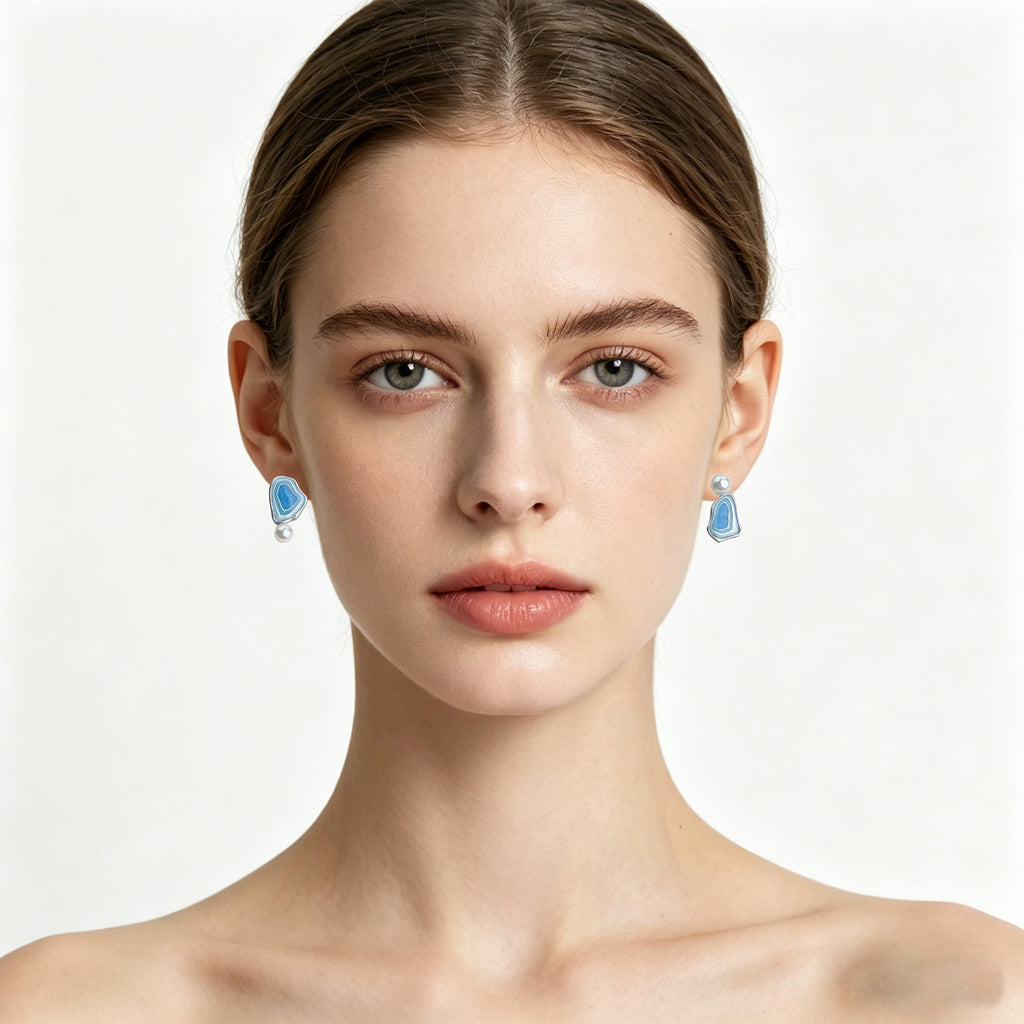 Romantic Baroque Irregular Pearl Earrings