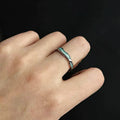 Blue Wave Sterling Silver Ring