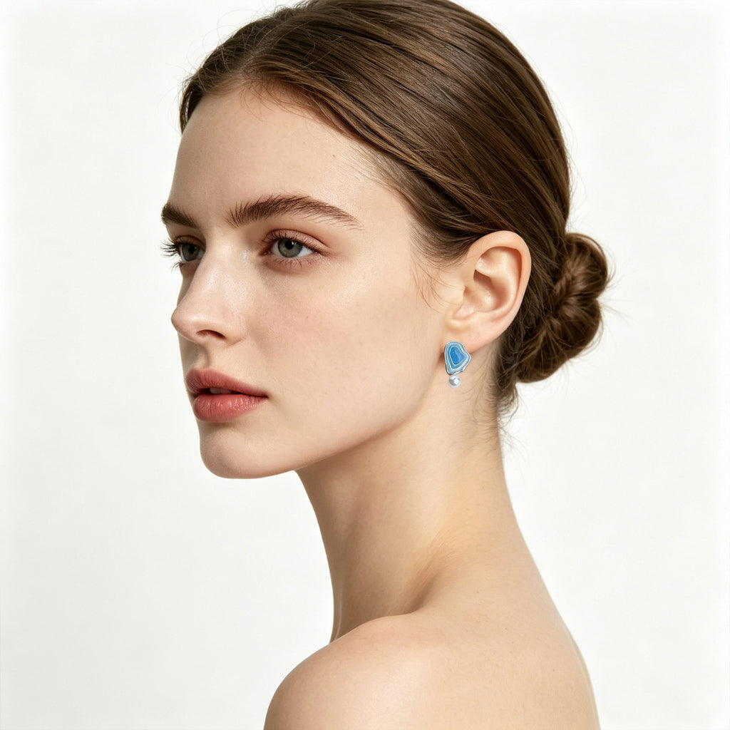 Romantic Baroque Irregular Pearl Earrings