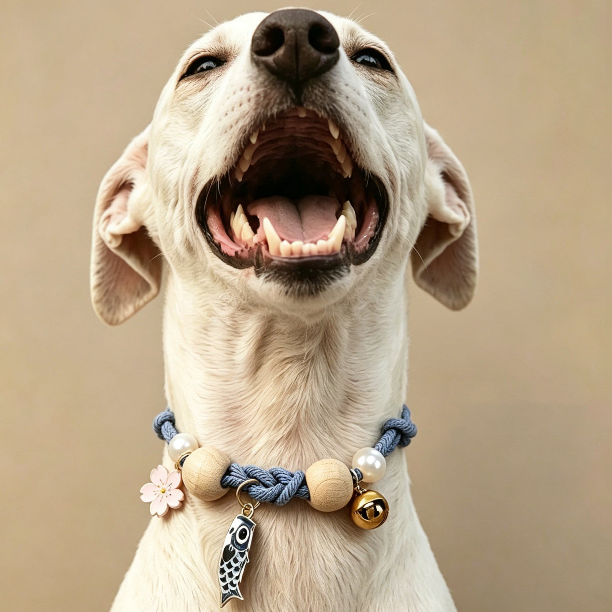 Handmade Lucky Camphor Wood Pet Collar Necklace