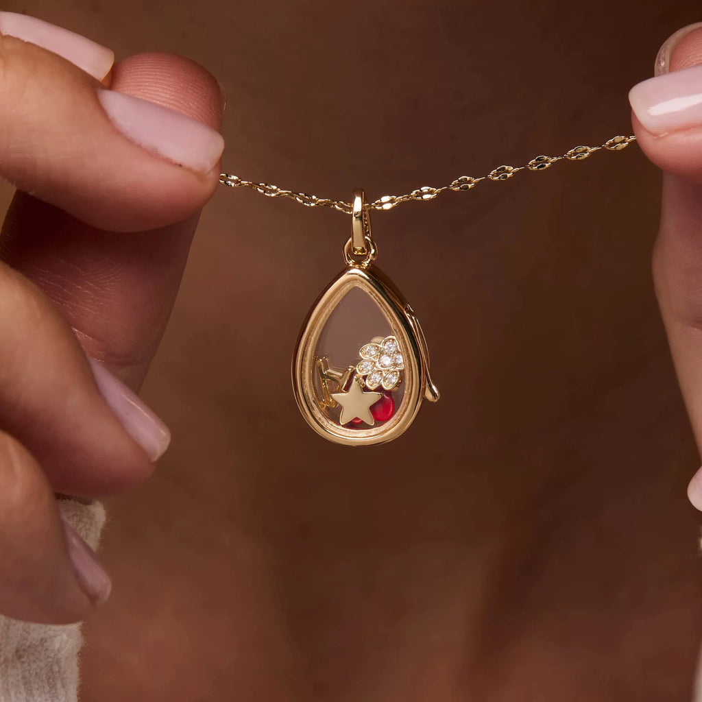 DIY Fillable Openable Clear Pendant Necklace