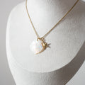 Summer Seashell Beach Gathering Pendant Necklace