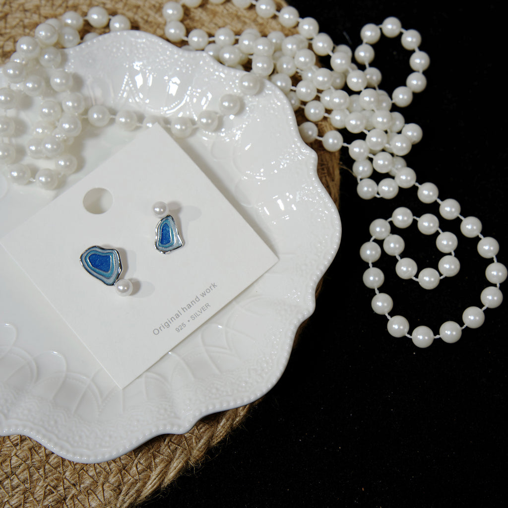 Romantic Baroque Irregular Pearl Earrings