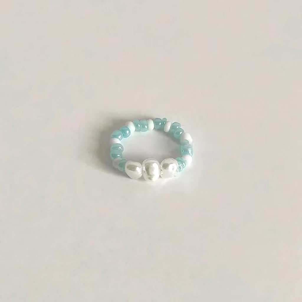 Irregular Beaded Resin Stacking Ring