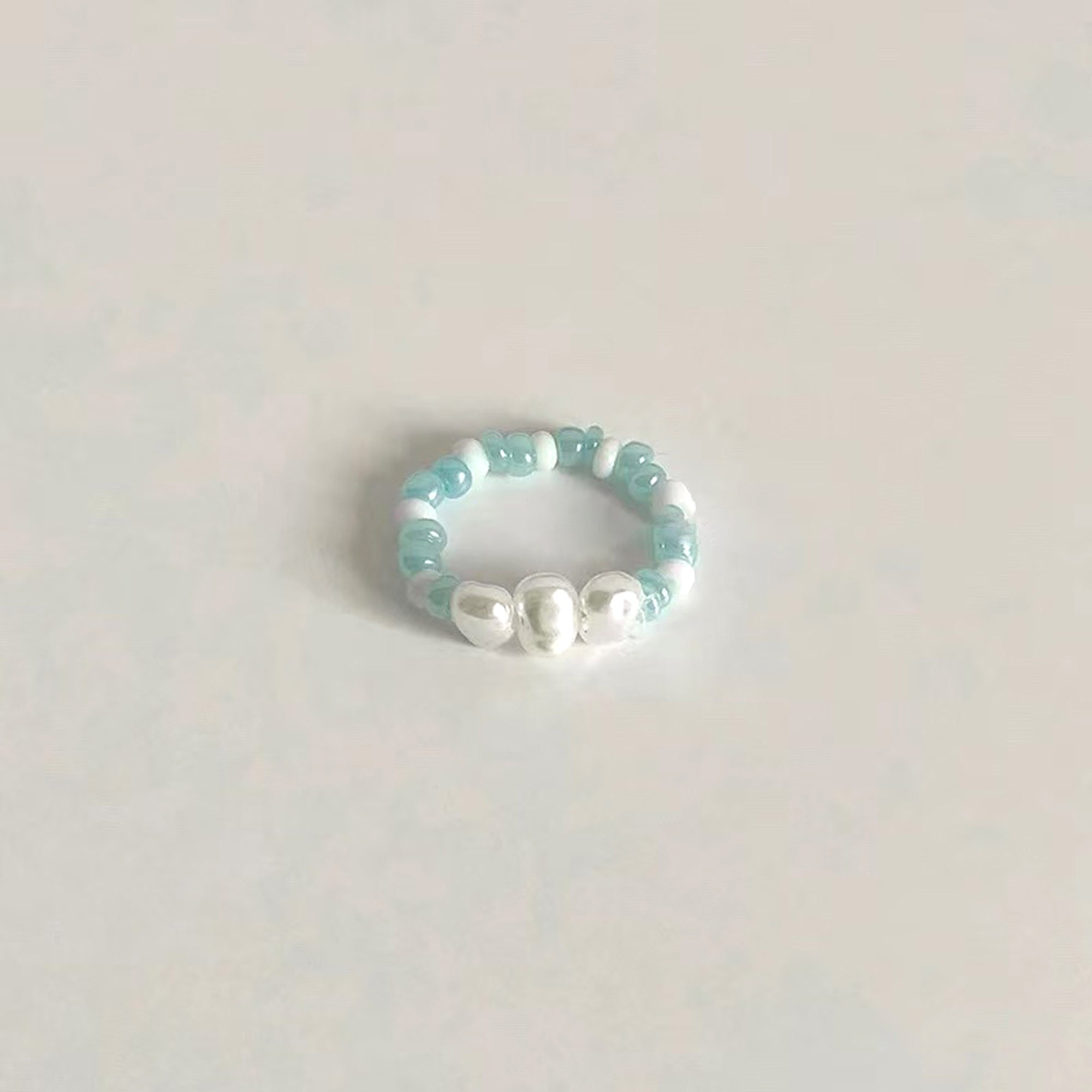 Irregular Beaded Resin Stacking Ring