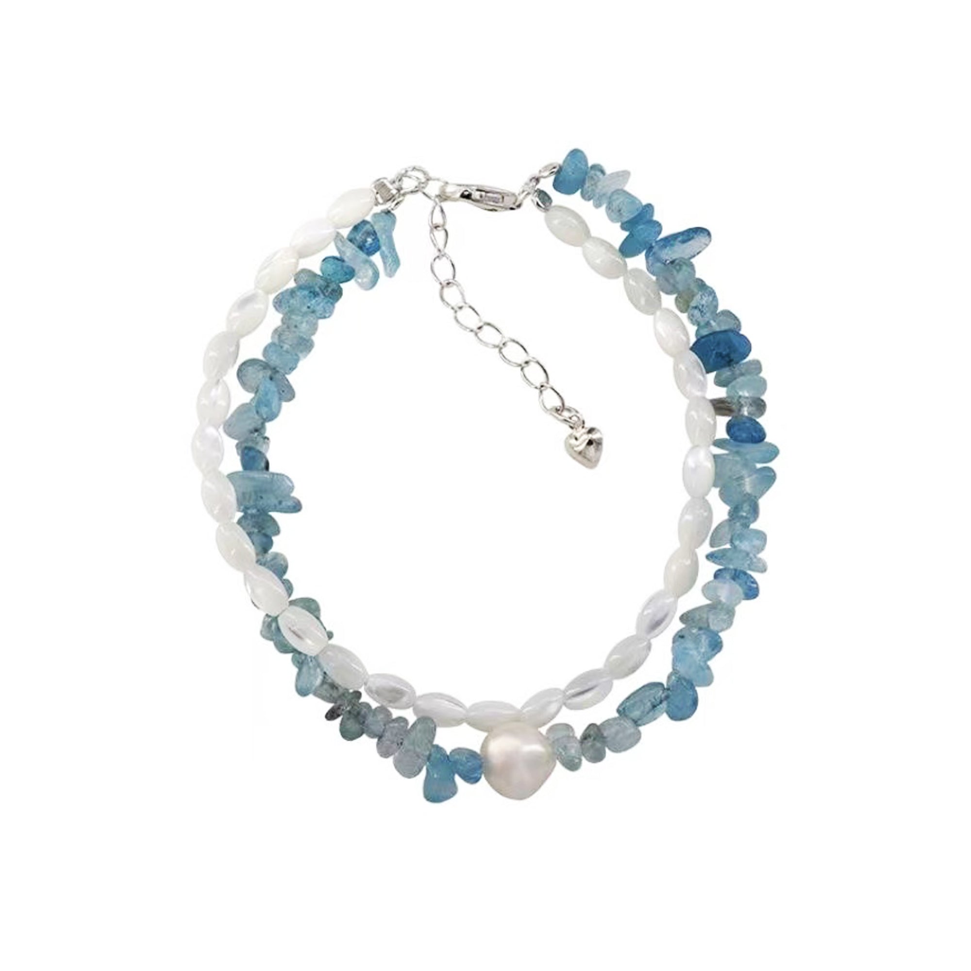 Mixed Irregular Pearl Stacking Beaded Bracelet