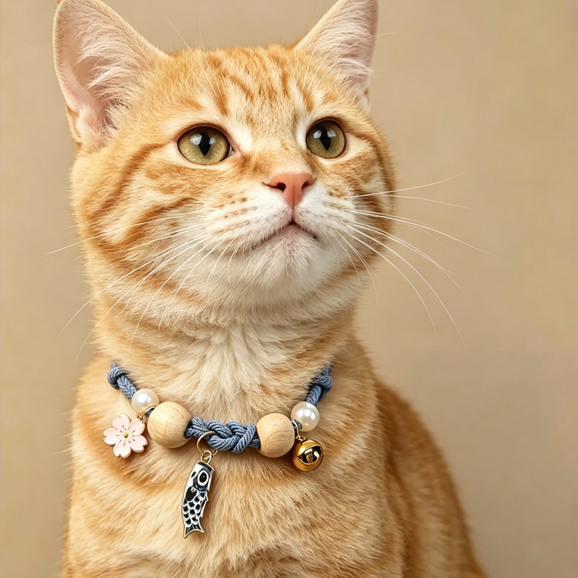 Handmade Lucky Camphor Wood Pet Collar Necklace