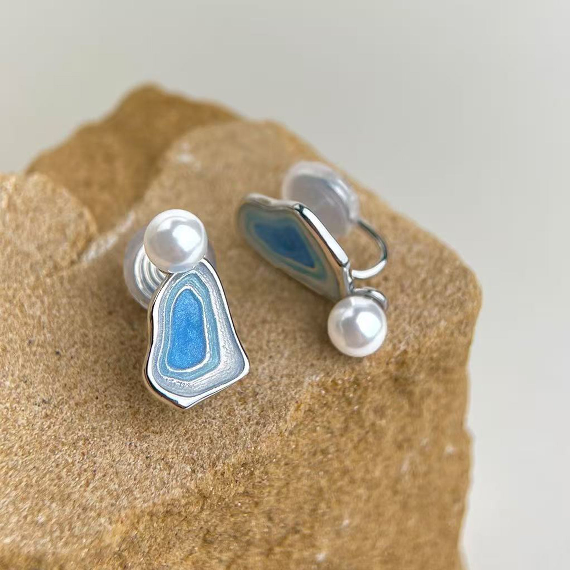 Romantic Baroque Irregular Pearl Earrings