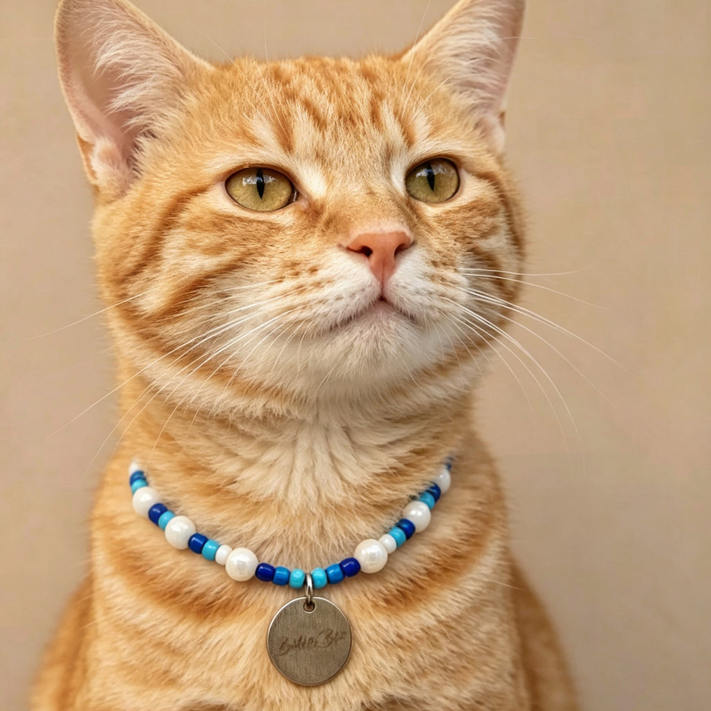 Cute Beaded Pet Collar Necklace